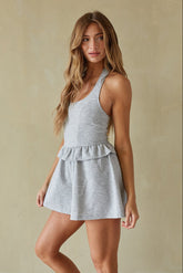 Trisha Halter Ruffle Romper