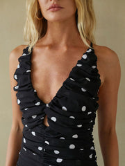 Tansy Ruched Maxi Dress